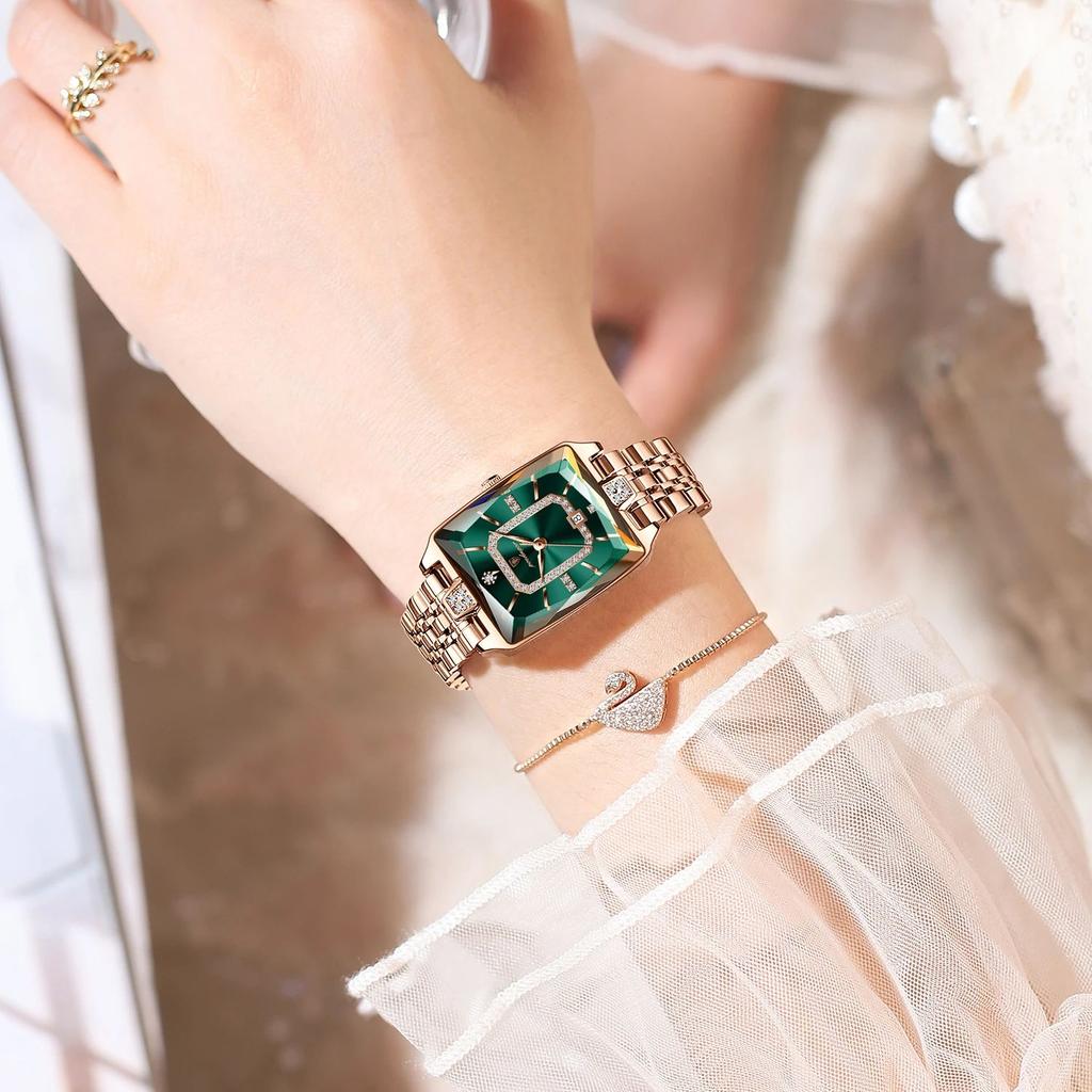 POEDAGAR Trendy Luxury Women Watch Waterproof Date Ladies Wristwatch Stainless Steel Exquisite Elegant Quartz Watches For Women