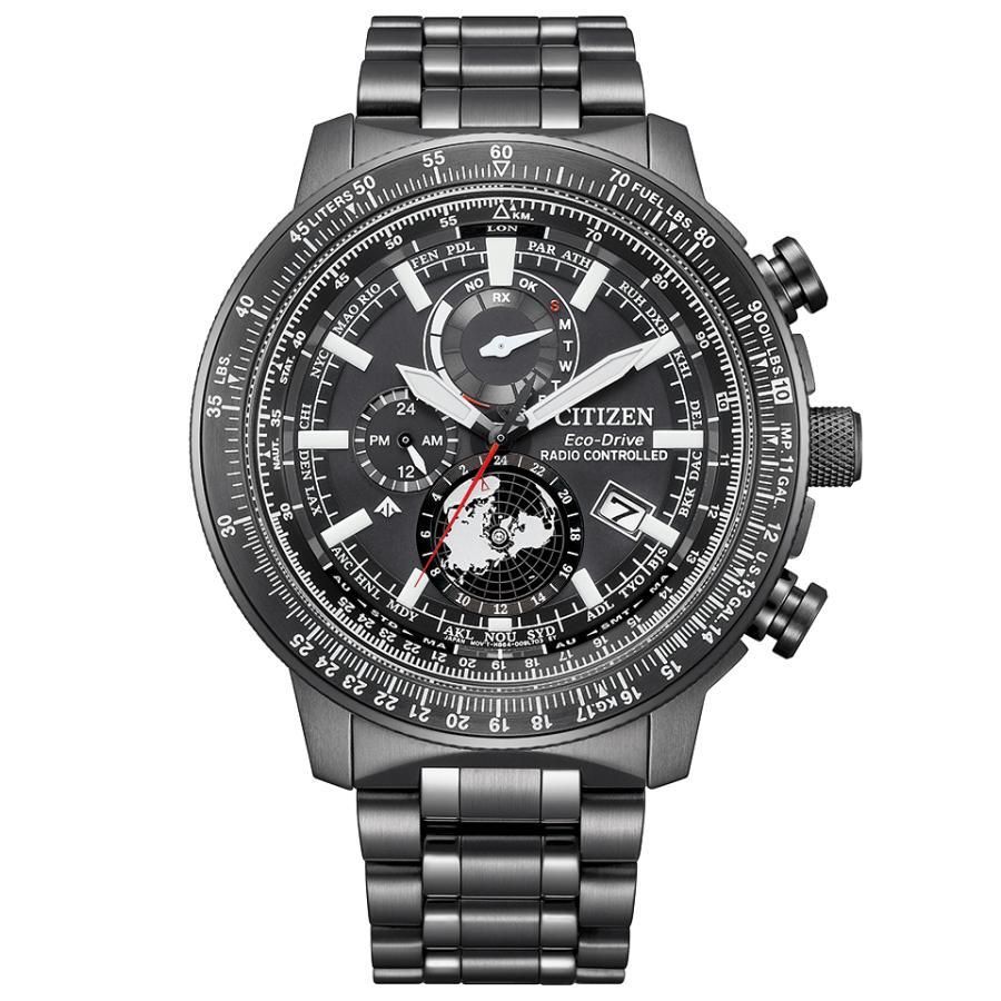 Citizen PROMASTER 20 ATM Water Pilot Black BY3005-56G Men's Watch, Resistant, Watch/Eco-Drive/Radio-Controlled