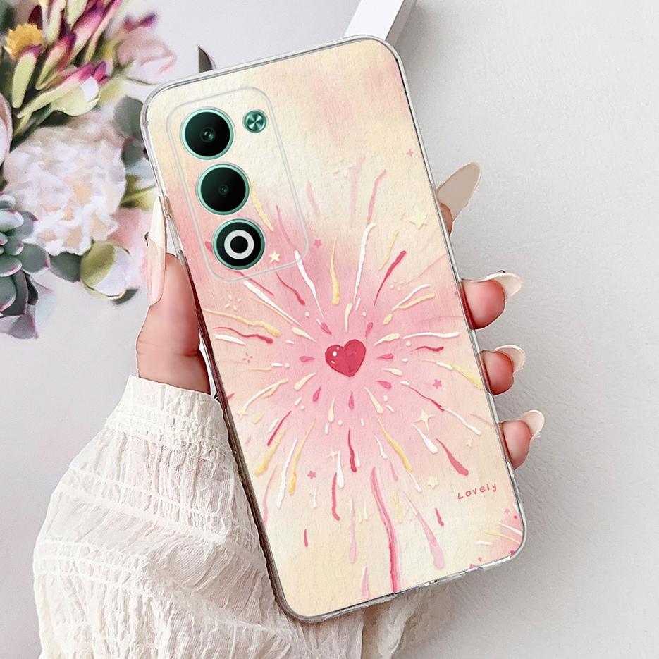 For Oppo A5 5G 2025 Case CPH2735 Luxury Fashion Painted Cover Soft Slim Phone Case For Oppo A5 Pro CPH2695 OppoA5 A5Pro 5G Shell