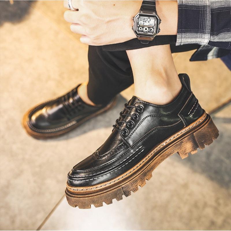 Schuhe für Herren Mode Hohe Qualität Leder Herrenschuhe Business Leichter Luxus High-End Retro Werkzeugbau Herrenschuhe Zapatillas Hombre