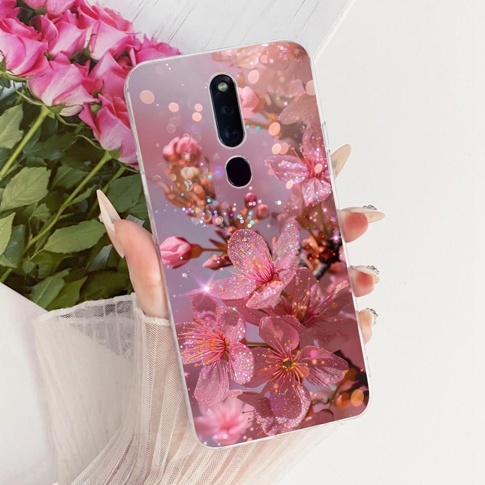 Clear Casing For Oppo F11Pro CPH1969 CPH2209 CPH1987 Phone Case For Oppo F11 Pro Cover Fashion Butterfly Funny Cute Painted