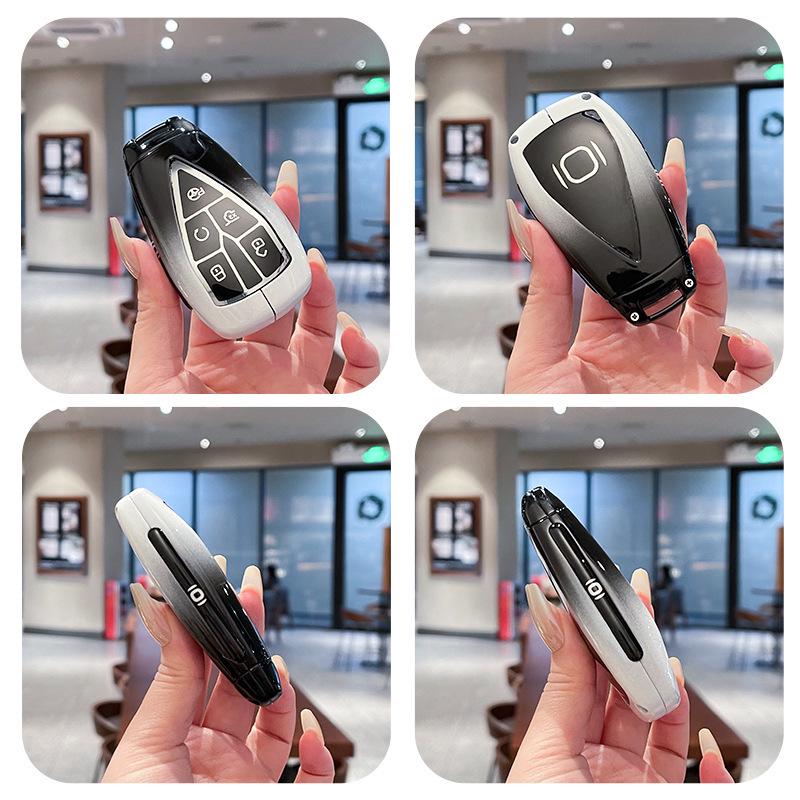 Changan Qiyuan A07 Schlüsseletui für Modelle 25/24: 515 Elite, Premium 710 Flaggschiff mit Metallgehäuse und High-End-Schnalle