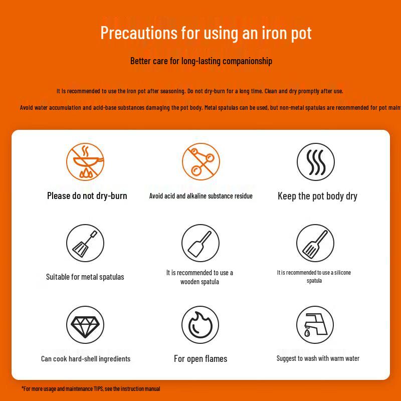 SUPOR 30cm Unbeschichteter Feineisen Wok mit Standdeckel