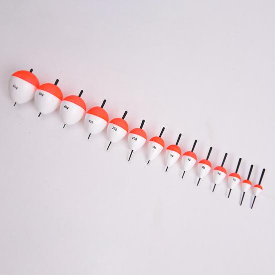 MUQZI Sports Accessory 14Pcs Vertical Sea Fishing Floats Buoy Bobber Stick Fish Tackle Tools Accessory