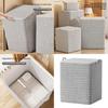 Cotton Comforter Storage Bag With Sealable Zipper For Bedroom Organization
