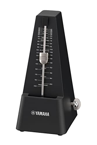

Yamaha MP-90BK Metronome Black Classic Triangular Pyramid Style Matte Finish to Prevent Fingerprints