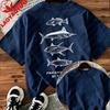 Fresh Catch Sea Fish Graphic TShirt Unisex Casual Cotton Short Sleeve Ocean Fishing Lover Tee Funny Outdoors High Quality Cotton