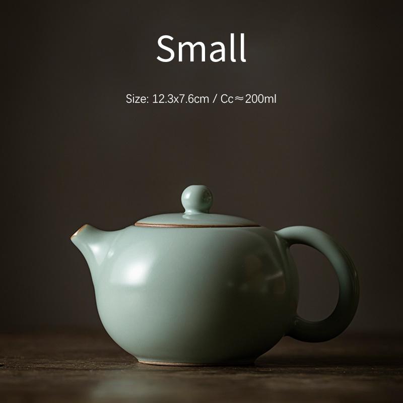 

Ручной керамический чайник с кракелюрной глазурью, набор для чая кунг-фу Small