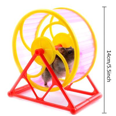Wheel Running Exercise Scroll Silent Hamster Mouse Rat Gerbil Pet Toy