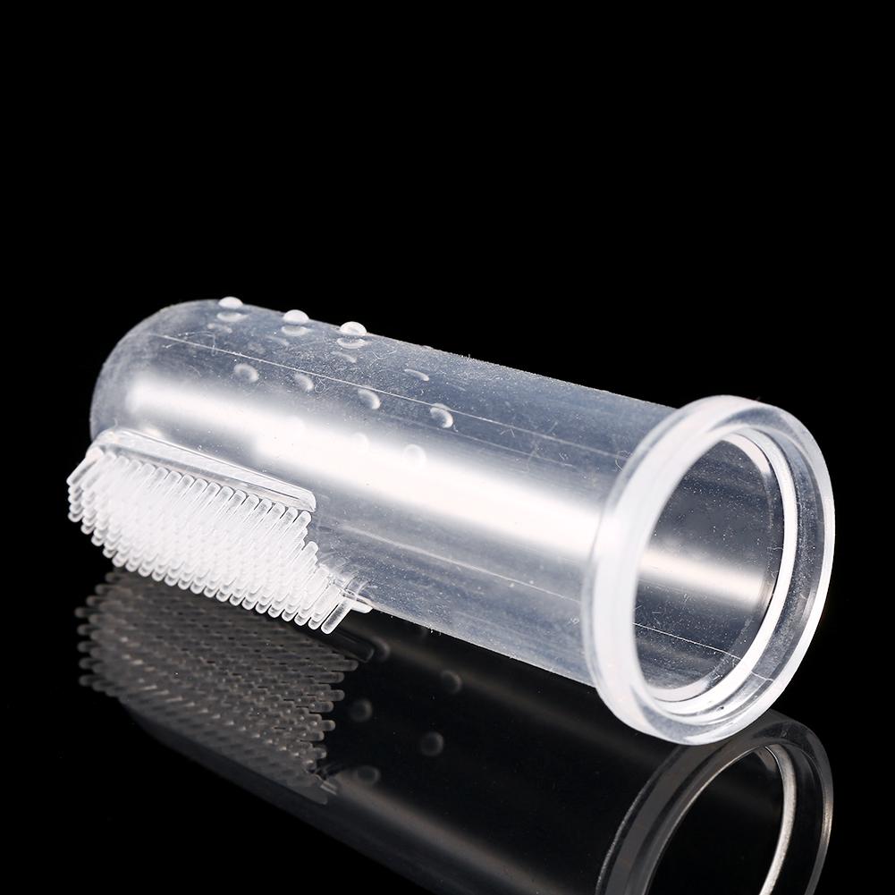 Silicone Soft Finger Toothbrush Teeth Rubber Clean Massage Brush For Baby Infant