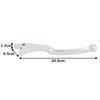 Kijima Motorcycle Brake Lever Honda Chrome Parts, (Right Lever), Type, Plated, 202-001MR