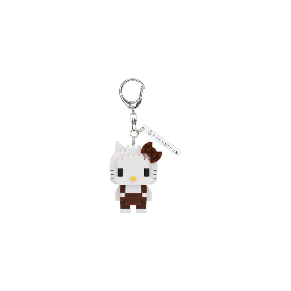 Kawada n-fig Hello Kitty Brown Figurine 2.4x5x14.5cm for Ages 15 and Up Home Decor Hobby NFG-26