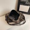 Large Capacity Woolen Shoulder Bag College Style Tote Bag