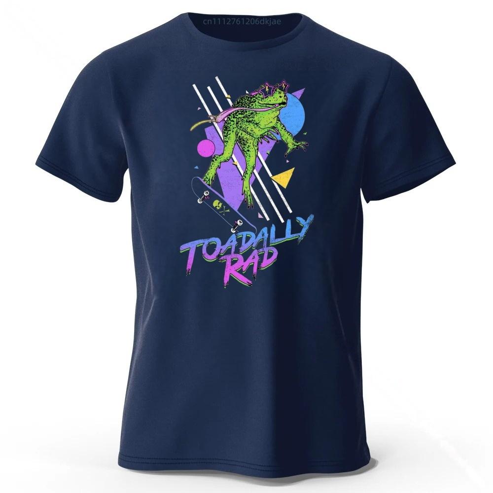 Funny Pun Toadly Rad Trendy Short Sleeved Mens Fashionable New Running Sports Tshirt Womens Loose Plus Size Soft Top