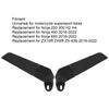 2pcs Motorcycle Rearview Mirror Adjustable Rotating Wind Wing Mirror Replacement for Ninja 250 300 H2 H4