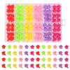 Spring/Summer Mixed Color Butterfly Flower Hair Clips – 24-Piece Set of Cute Small Claw Bangs Accessories