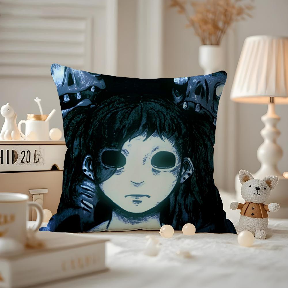 Funda de cojín Sally Face Estampada Funda de almohada Para Sala de estar Cubierta de cojín de sofá y Decoración de dormitorio