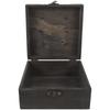 Vintage Wooden Treasure Chest Brown Decorative Storage Box Jewelry Organizer Home Tea Chest Organizer Wood Storage Case