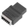 PH721 9PIN Male to TYPE E Female Adapter PVC 480Mbps Compact 9PIN to TYPE E Converter