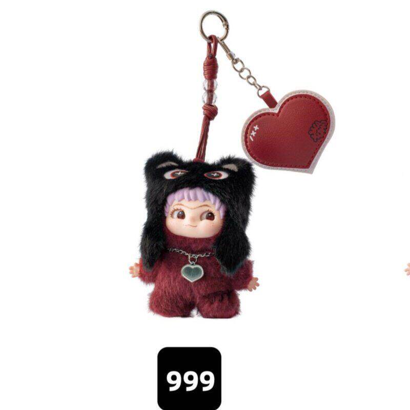 Genuine In Stock Wakuku 3.0 On A Roll Series Dolls Cute Fluffy Collectable Figure Bag Charm Keychain Toys Holiday Gift