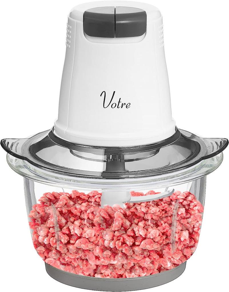 [Yamazen] Food Processor, 3 In 1 (chopping/mixing/grating), 1.2L, 2 Speed Settings, Compact, Votre, White, MFD-G500(W)