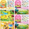 Children Sticker Book With Reusable Paper And Bubble Stickers For Early Learning And Brain Development
