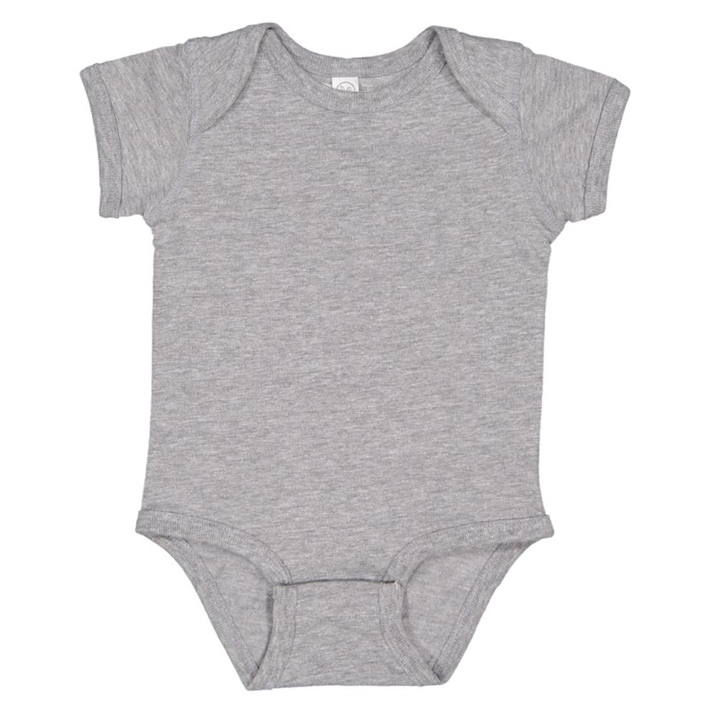 Rabbit Skins Baby Fine Jersey Short-Sleeved Bodysuit