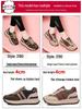 Golden Rabbit Women's Genuine Leather Height-Boosting Casual Sneakers 2024 - Breathable, Versatile Soft Sole Sports Shoes.