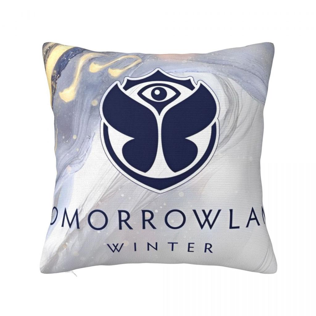 Tomorrowlandd Music Festival Pillow Case Butterfly Cushion Cover Awesome Zippered Decor Pillowcase For Sofa 45X45Cm