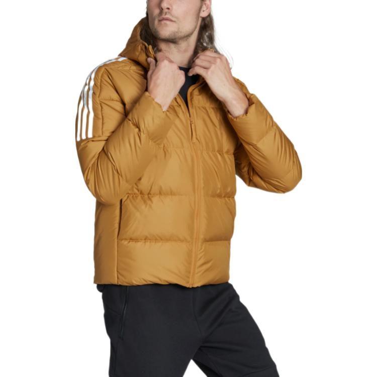 Adidas ESSENTIALS Down Jacket Men's Brown HK4640