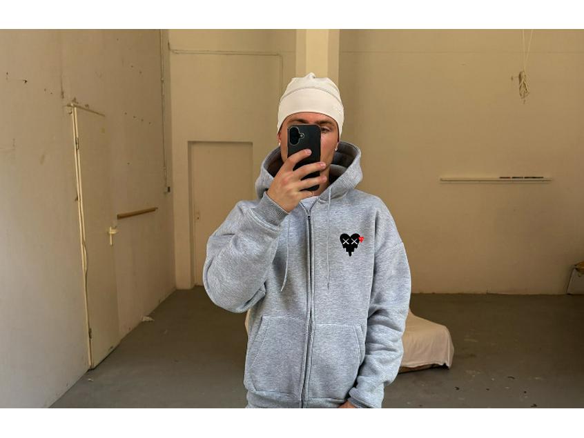 2025 European Unisex Hooded Casual Sports Zipper Cardigan for Autumn/Winter