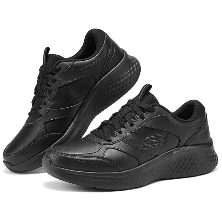 Skechers Skech-Lite Pro Cómodas Versátiles de Caña Baja Casuales Zapatillas de Hombre Negras 232773-BBK