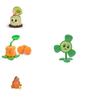 Plant Vs. Zombies Collectible Figures With Various Weapons And Ammunition