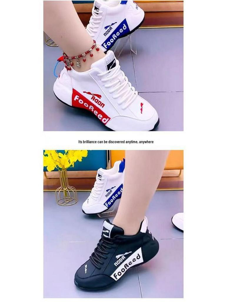 2025 Trendy Tenisky s rovnou podrážkou: Pohodlné, prodyšné bílé ležérní sportovní boty