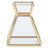 Glas Pflanzenbehälter Mini Geometrischer Displayhalter für Esstisch Fenster Balkondekoration