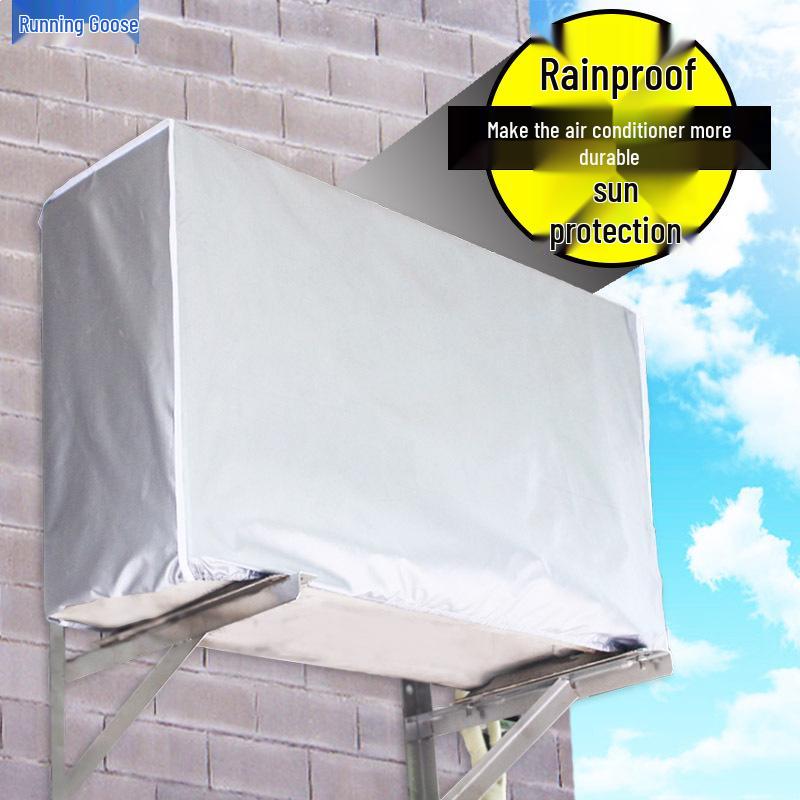 

Wall-Mounted Air Conditioner Cover: Rain, Dust, and Sun Protection for Outdoor Units Large 95x40x73 145g