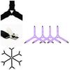 Adjustable Bed Sheet Clips Set For Nonslip Mattress And Curtain Securement