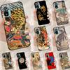 Japanese Ukiyo-e Art Panther Tiger Cover For Xiaomi Redmi Note 14 13 12 9 10 11 Pro 9S 10S 11S 12S Redmi 14C 10C 12C 13C Case