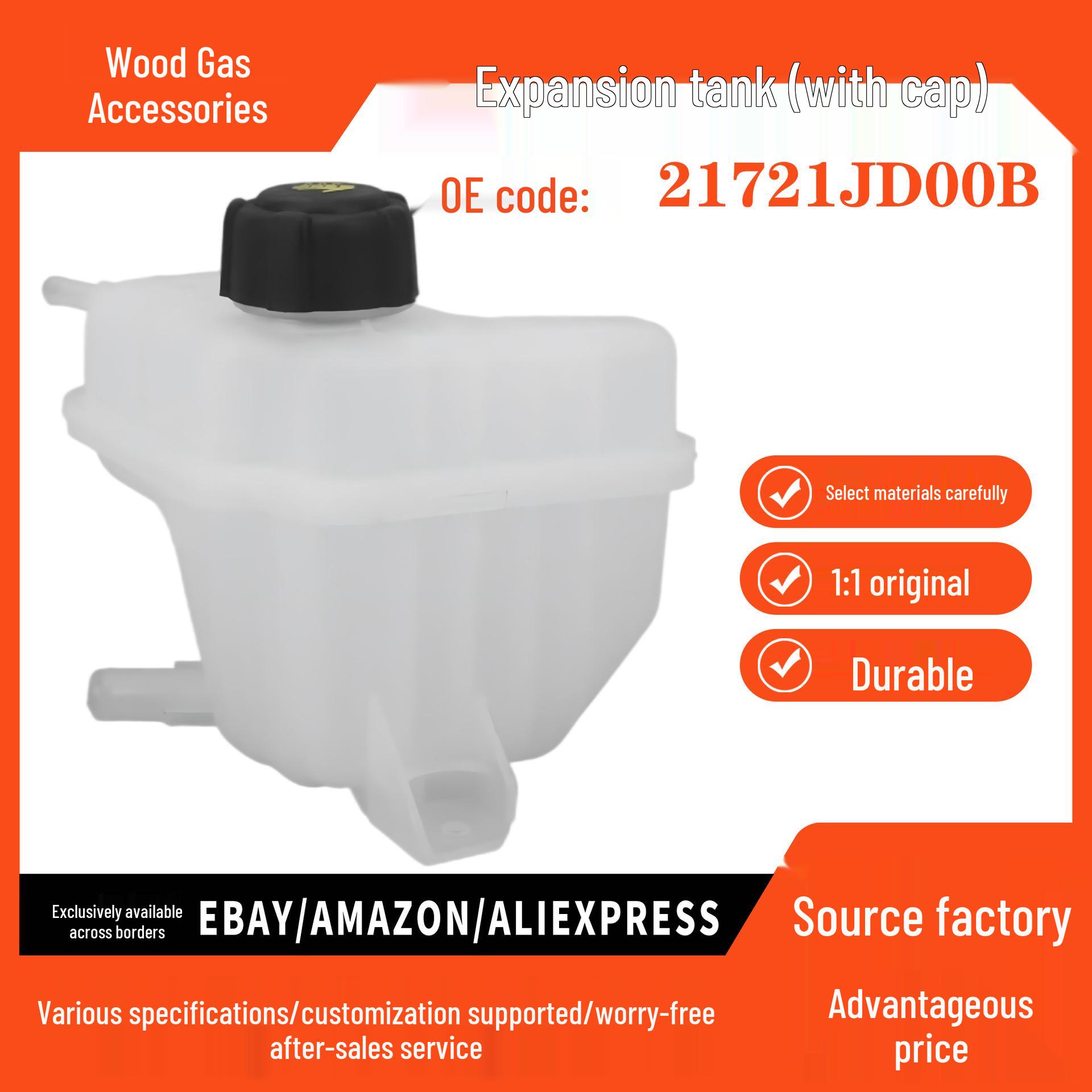 

Nissan Qashqai Dualis J10 07-16 Expansion Overflow Tank with Cap pokess