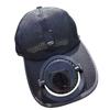 Solar Powered Cooling Hat Adjustable USB Rechargeable Fan Breathable Fabric For Outdoor Hiking Beach