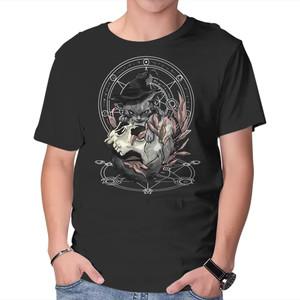 

New Design Black Witch Cat TShirt L XL 2XL Unisex T-Shirt XXXXL