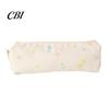 Girls Pencil Case Cute Floral Case, Mini Cotton Pouch for Pens Pencils Erasers, Lightweight Zipper Storage Bag Students, Kawaii Stationery Organizer
