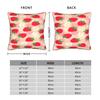 Strawberry Pattern Pillow Case  Design Pillow Cover Cute Funny Cushion Cover For Wedding Party Home Decor