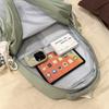 Schoolbag schoolbag for female junior high school students ins college style casual contrasting color backpack for third to sixth graders High school