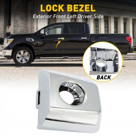 LEFT DRIVER DOOR HANDLE KEY BEZEL COVER 2005-15 For Nissan Armada 80647-9FU0B US