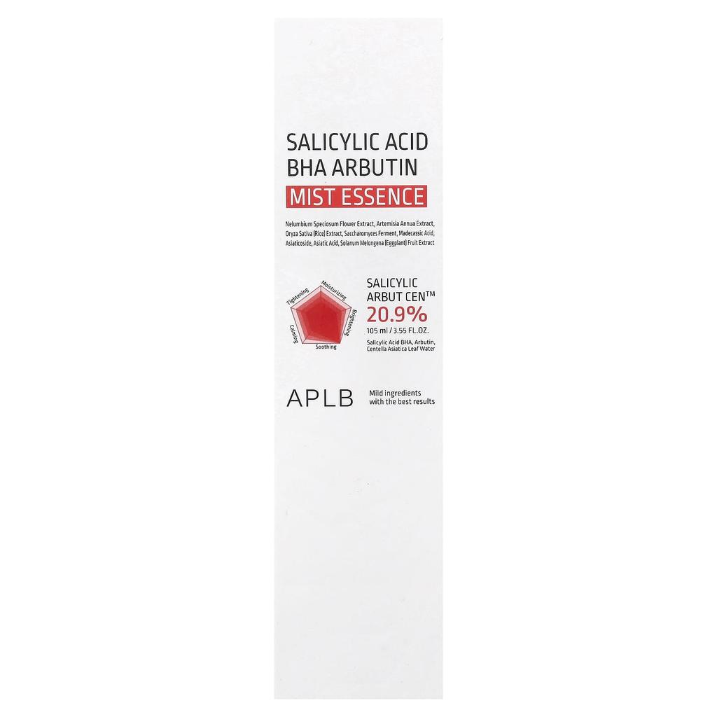 APLB, Salicylic Acid BHA Arbutin Mist Essence, 105ml (3.55 fl oz)
