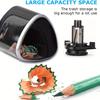 1pc Electric Pencil Sharpener Desktop Automatic Office Stationery