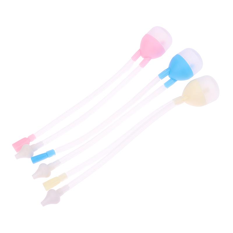 Aspirator do nosa Niemowlęcy Odsysacz do nosa Oczyszczacz z katarem Zmywalny Przyssawka Ustnik do odsysania dla dziecka Narzędzie do czyszczenia nosa dla dzieci Bezpieczny