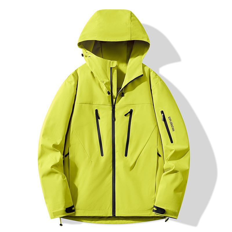 Spring and Autumn Couple Waterproof Jacket, Men's Hooded Jacket, Men's Thin Jacket, Men's Hooded Jacket