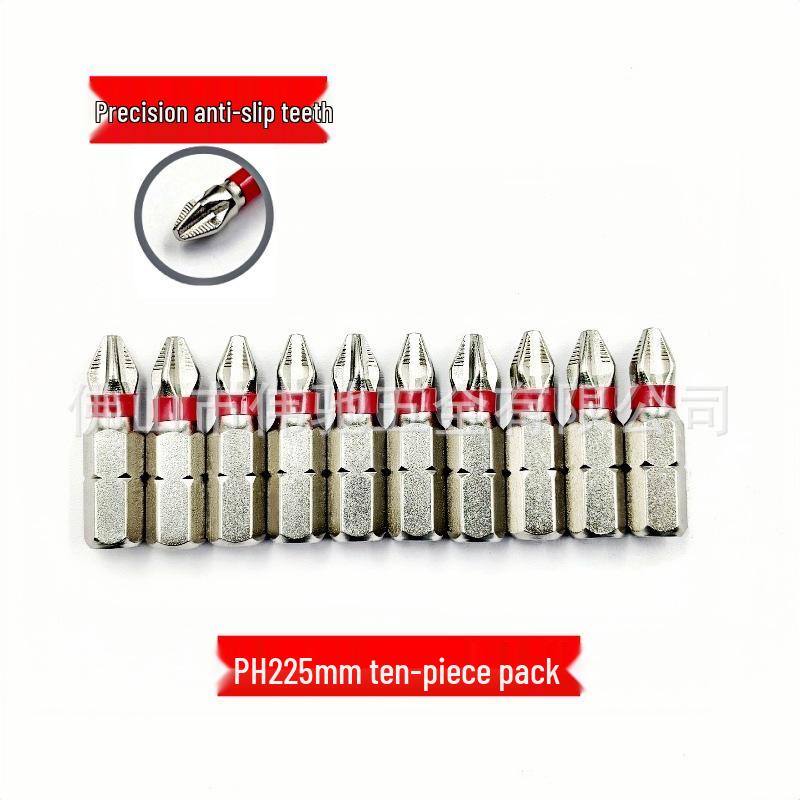 Shockproof Anti-slip Magnetic Phillips Screwdriver Bits Set - Strong, Super Hard S2 for Electric Screwdrivers, Hand Drills, and Air Wrenches